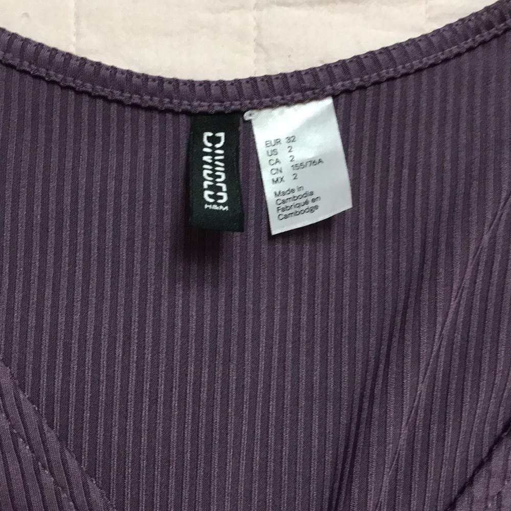 Muted purple body con dress